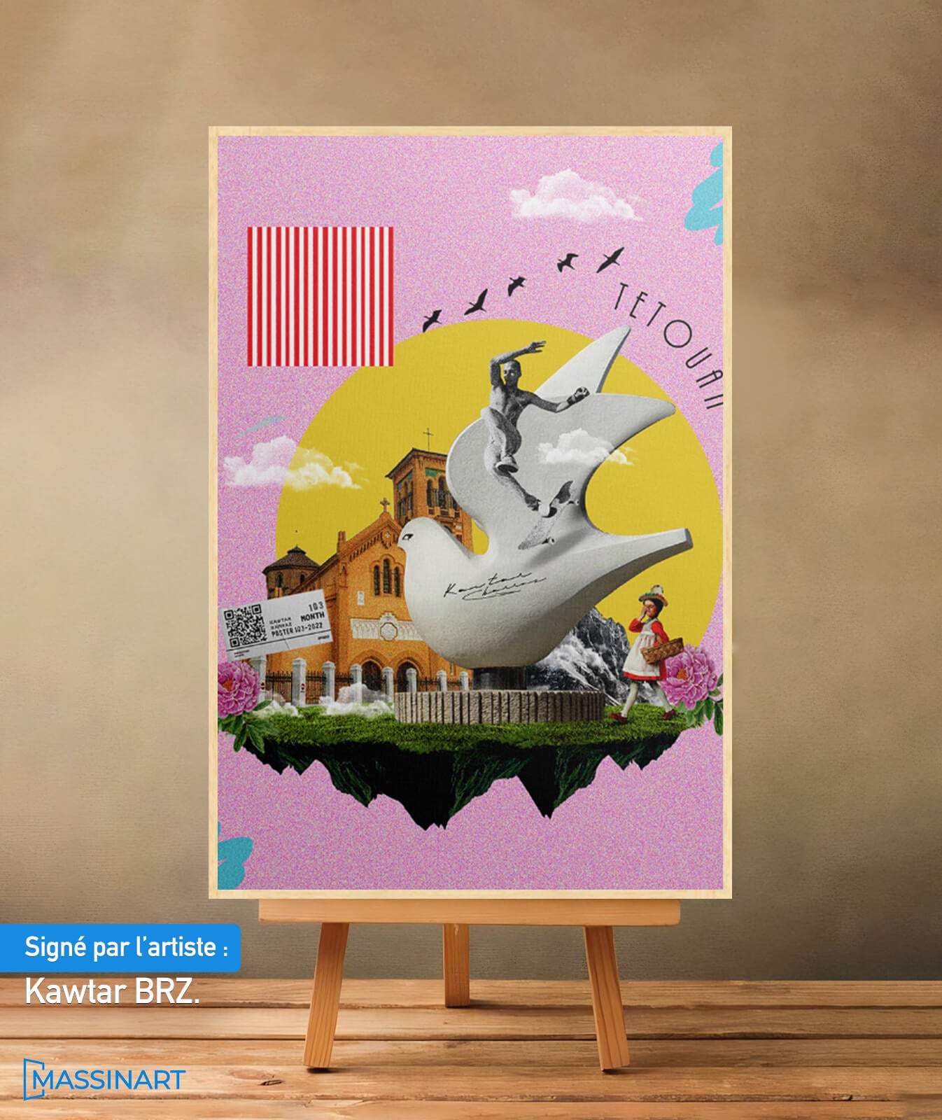 Tetouan - signé par l'artiste Kawtar BRZ.